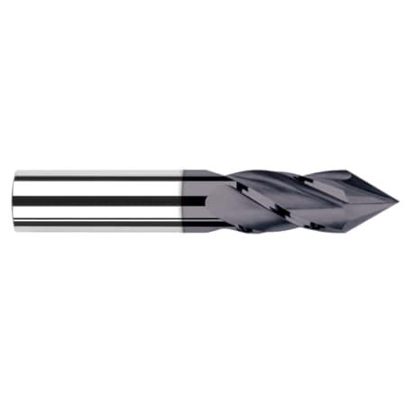 Drill/End Mill - Mill Style - 4 Flute, 0.0781 (5/64), Finish - Machining: AlTiN